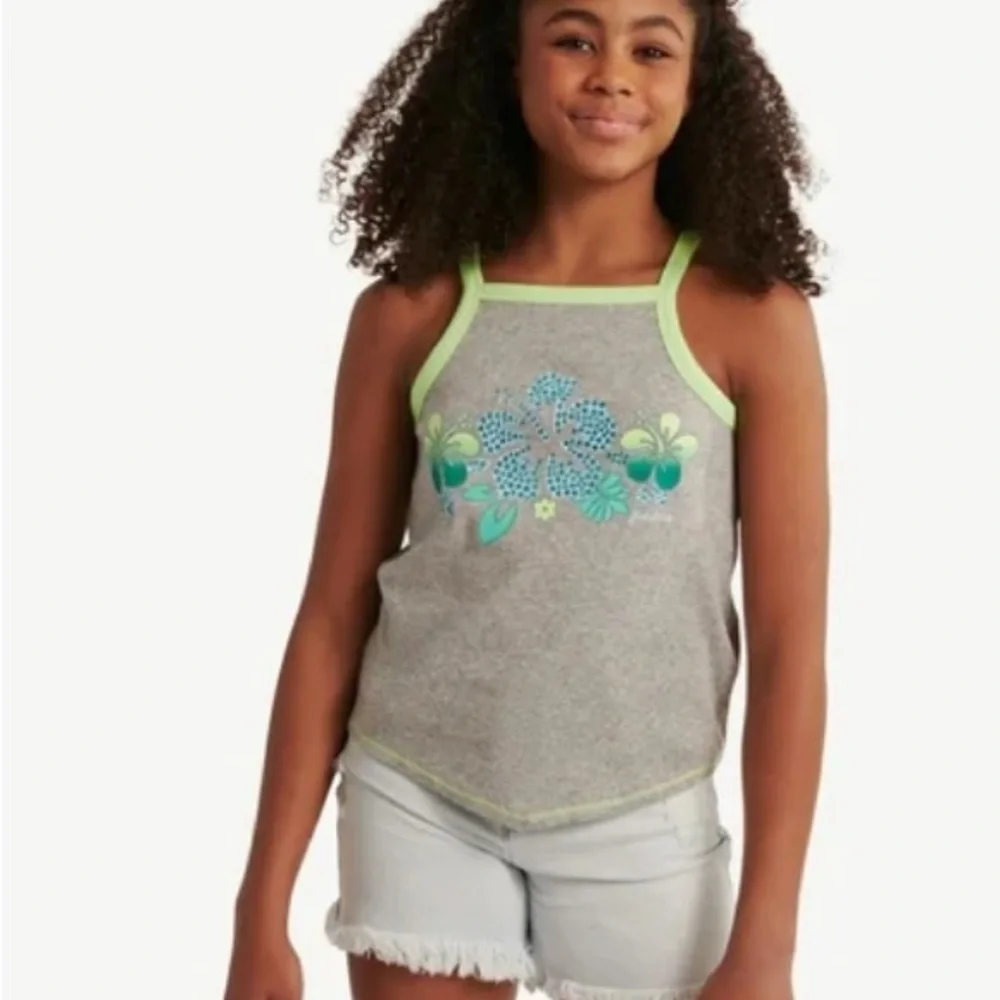 Justice Girls Sleeveless Bandana Tank